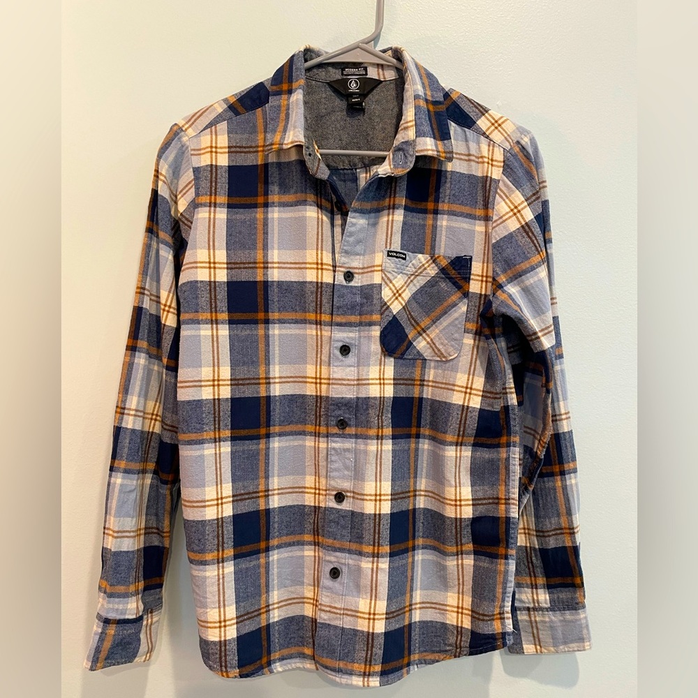Men’s Volcom Plaid Flannel, Small